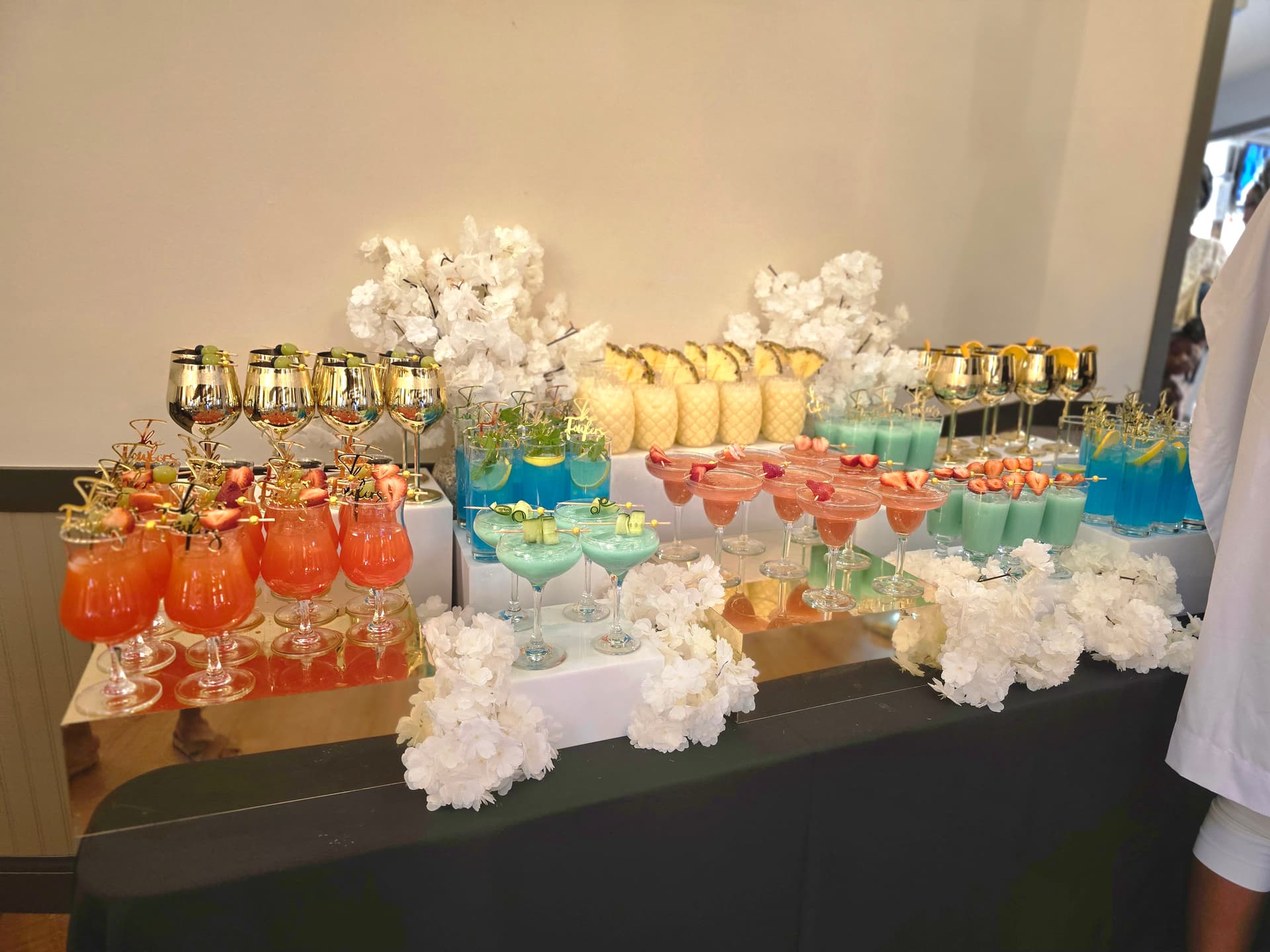 PerfectSipz elegant mocktail display